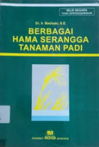 Berbagai Hama Serangga Tanaman Padi